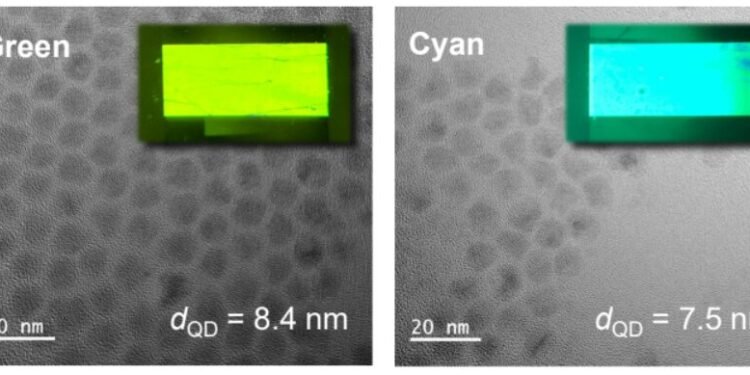 Intelligent lighting system based on quantum dots.