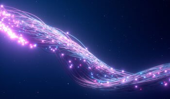 The optical fiber that protects the data even when bent or bent. Nano Digest.