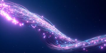 The optical fiber that protects the data even when bent or bent. Nano Digest.