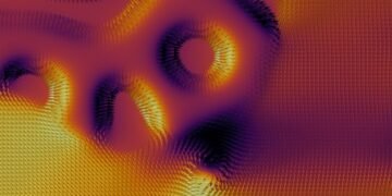 Magnetic eddies have been observed to circulate strongly in metallic materials. Nano Digest.