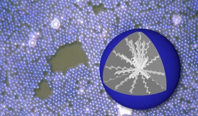 Water crystals mimic the shell color units used to create a more secure form of QR code. Nano Digest.