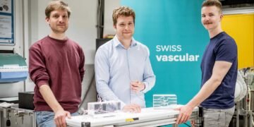 Practising medicine on a lifelike silicone model