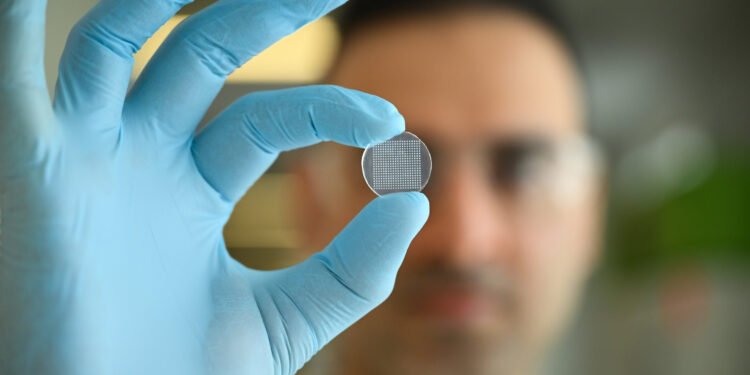Painless skin patch to monitor immune health.