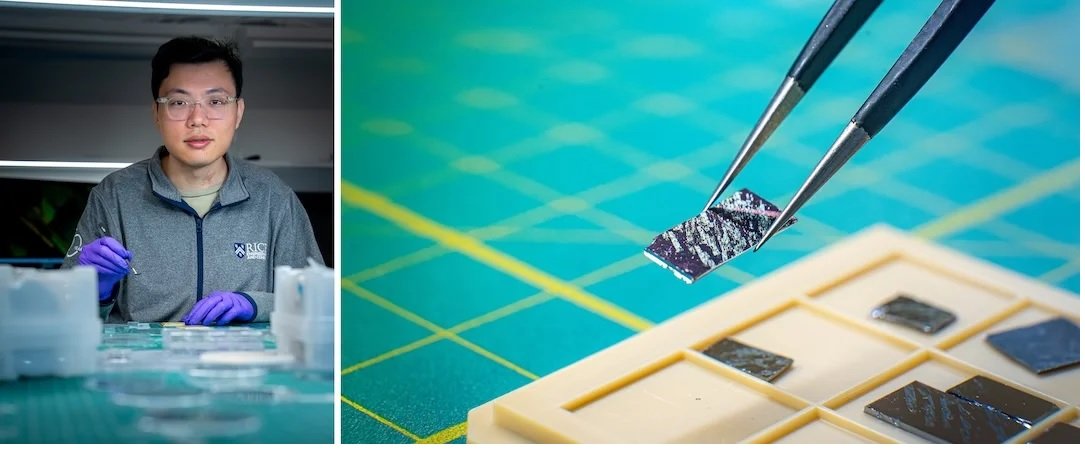 Stressed crystal creates nanoscale patterns on chip materials at room temperature