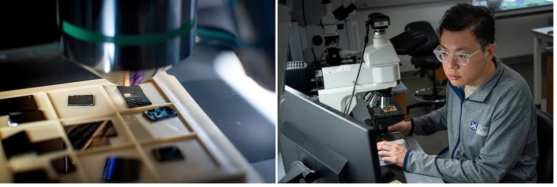 Stressed crystal creates nanoscale patterns on chip materials at room temperature