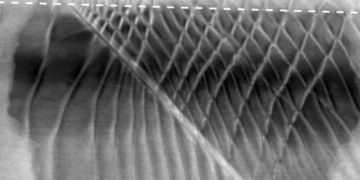 Moiré 2D materials without stacking, twisting developed